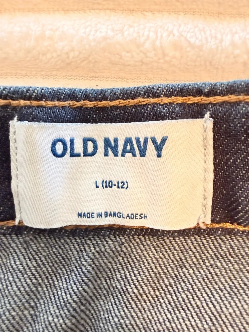 Old Navy Kids Dark Blue Button-Front Denim Mini Skirt